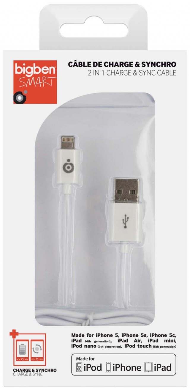 Câble de charge et synchronisation - Packshot