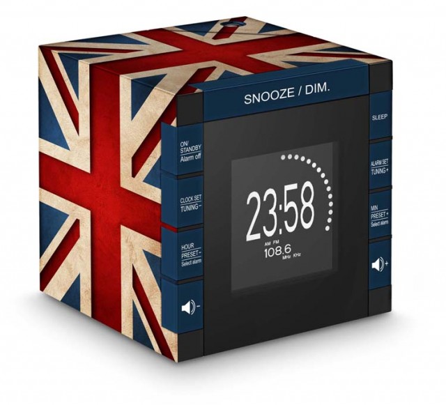 Radio réveil RR70 « Great Britain » – Packshot