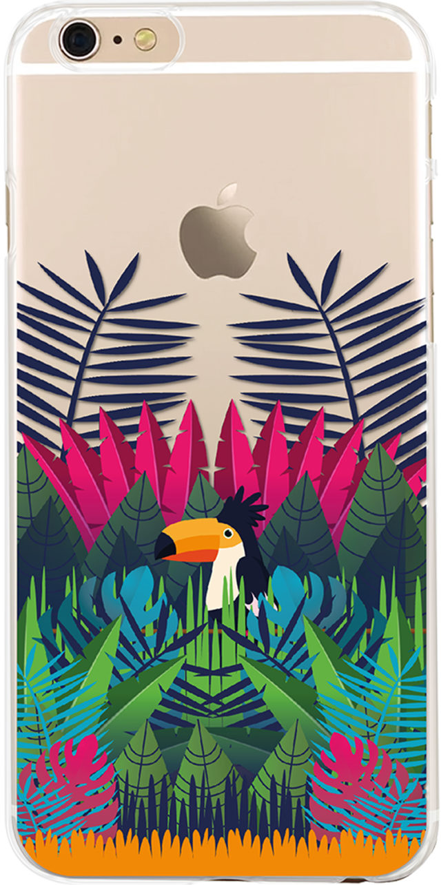 Coque semi-rigide (multicolore Amazonia) - Packshot