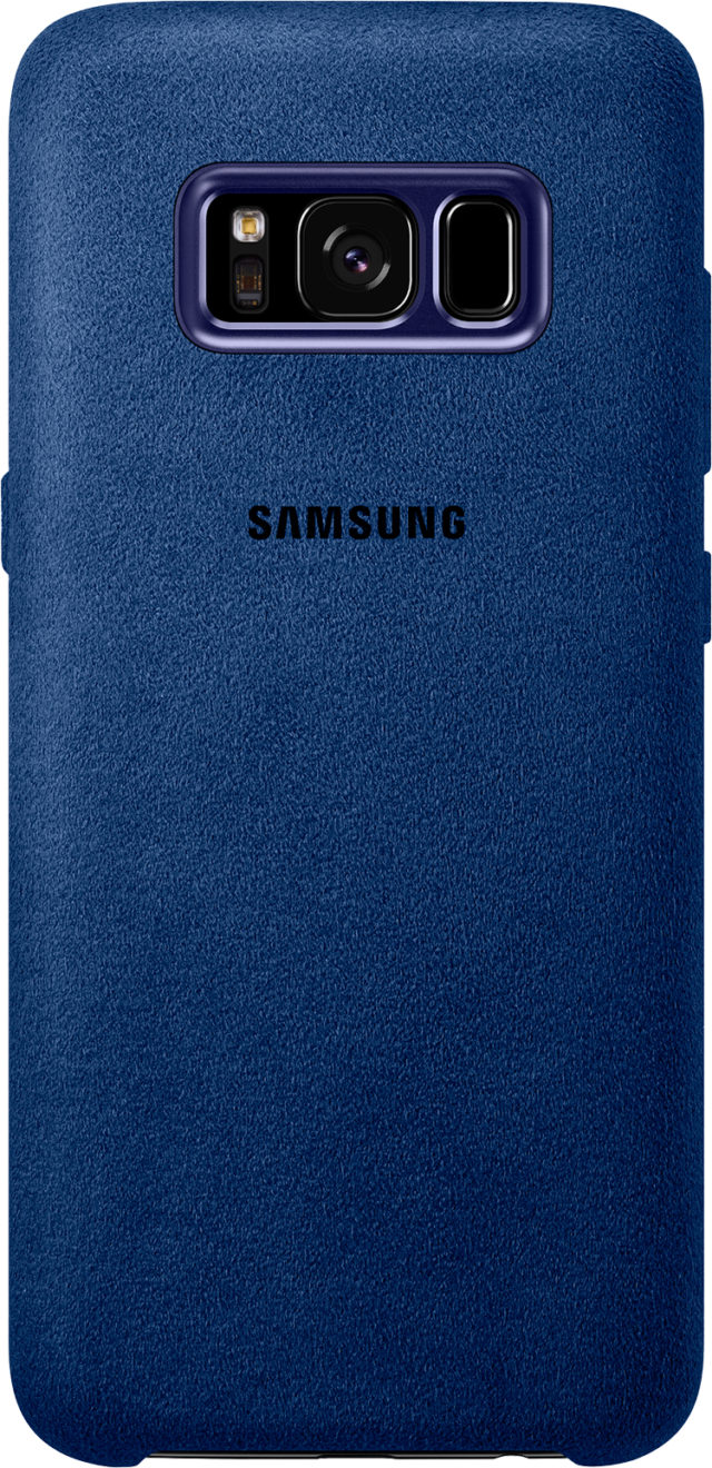 Coque rigide Samsung (Alcantara bleu) - Packshot