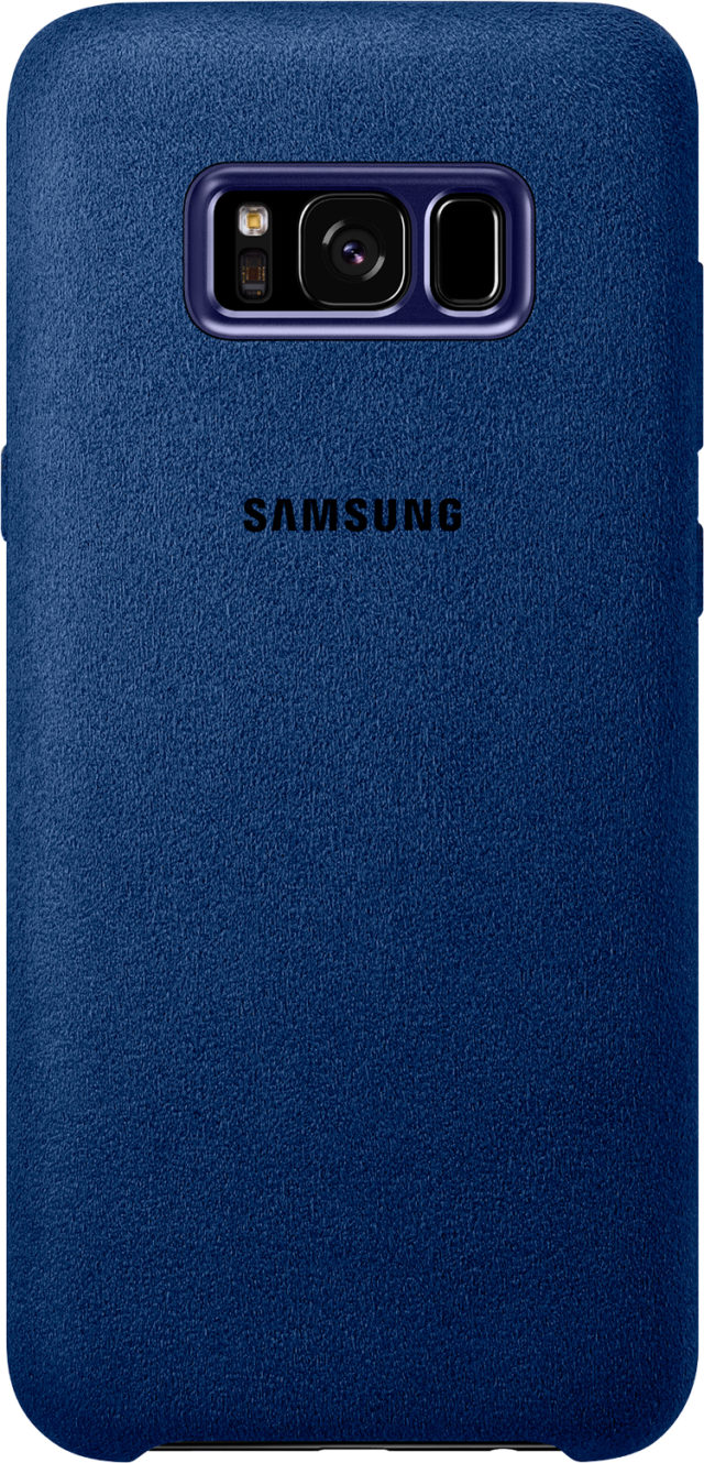 Coque rigide Samsung (Alcantara bleu) - Packshot