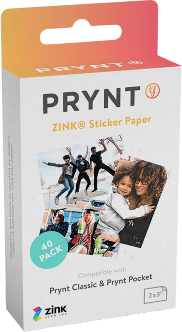 Recharge de 40 papiers photos PRYPKTPAP PRYNT - Packshot
