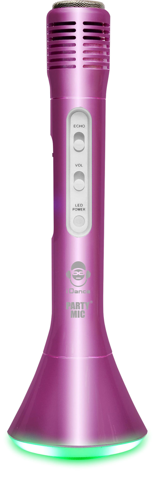 Microphone Bluetooth lumineux avec haut parleur PM10PR i Dance - Packshot