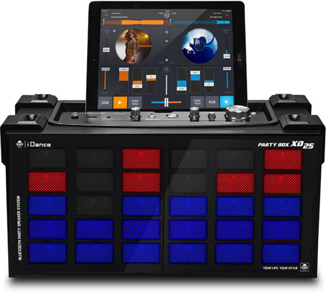 Système Bluetooth karaoke avec effet disco lumineux XD25 I DANCE - Packshot