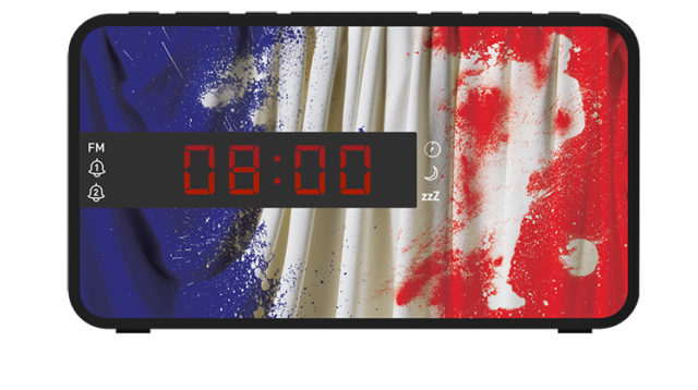 Radio réveil double alarme RR16FOOTFR BIGBEN - Packshot