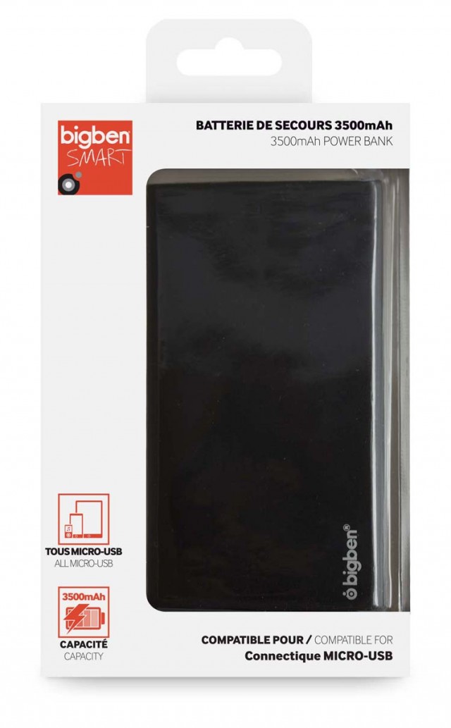 Batterie de secours 3500 mAh (noir) - Packshot