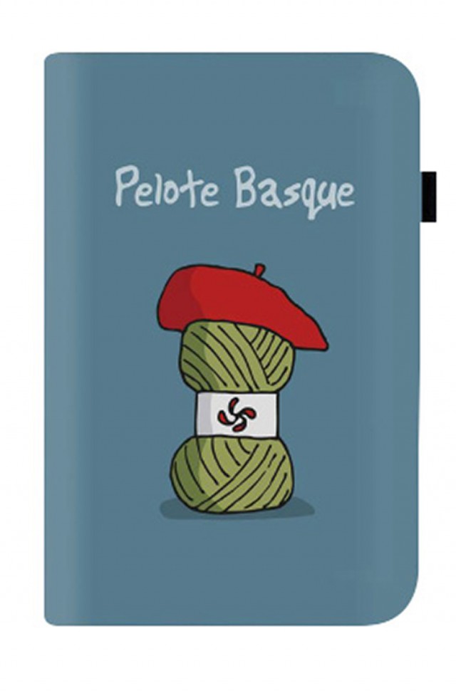 Etui à rabat HIHIHI Pelote Basque (Bleu) - Packshot