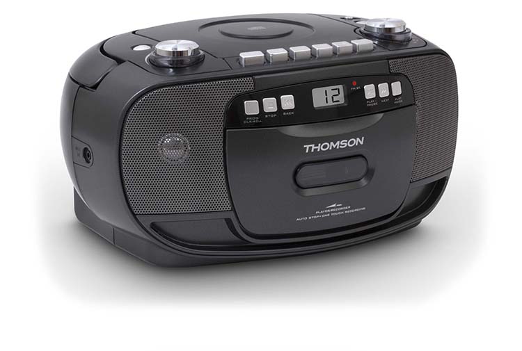 Radio Cassette/CD Portable (Noir) RK200CD THOMSON Bigben Le Design Sonore pour tous Audio