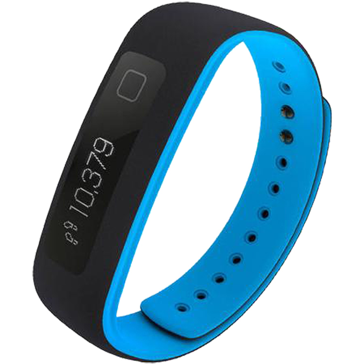 Bracelet connecté IFIT Vue (noir et bleu) - Packshot