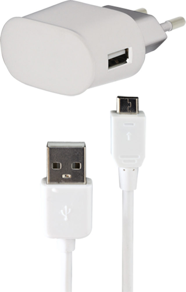 Mini chargeur de voyage 1A micro USB (Micro USB) - Packshot
