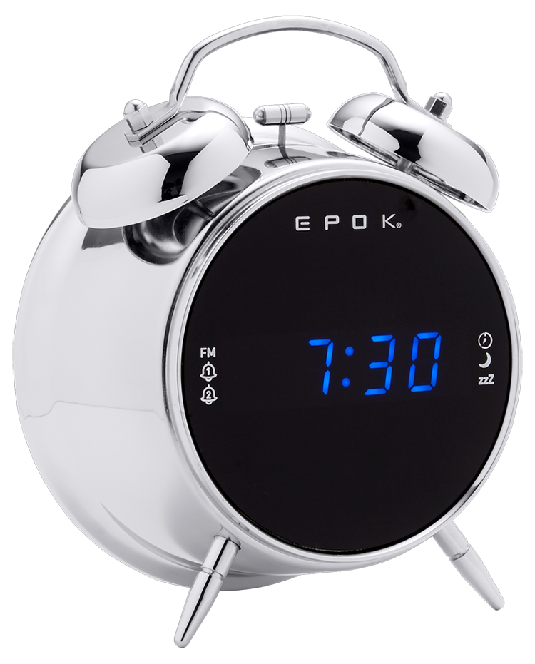 Radio réveil double alarme (argent) RR90EPOKN EPOK® BIGBEN Radio réveil double alarme (argent) RR90EPOKN EPOK® BIGBEN