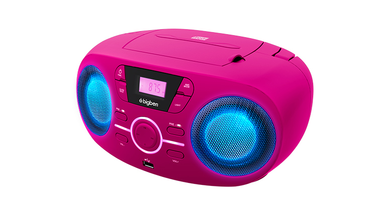 Lecteur CD/USB portable avec effets lumineux CD61RSUSB BIGBEN, Bigben - Le  Design Sonore pour tous, Audio, Thomson, Bigben Party, Bigben kids, Lumin'US, Colorlight