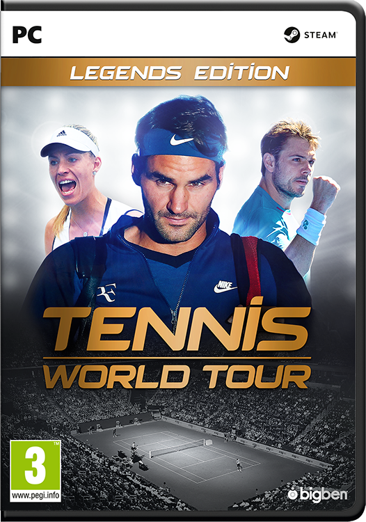 Tennis World Tour Legends Edition - Packshot