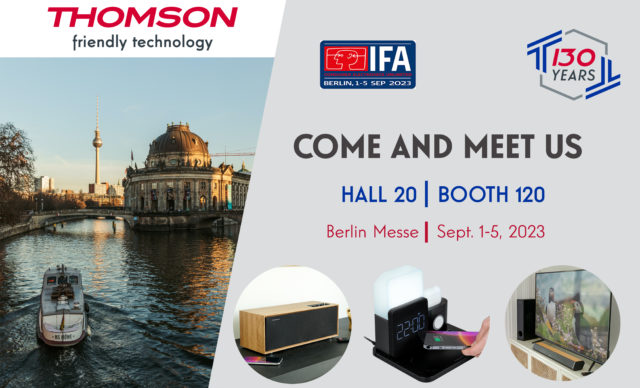 IFA 2023 BERLIN - Stand 120 Hall 20