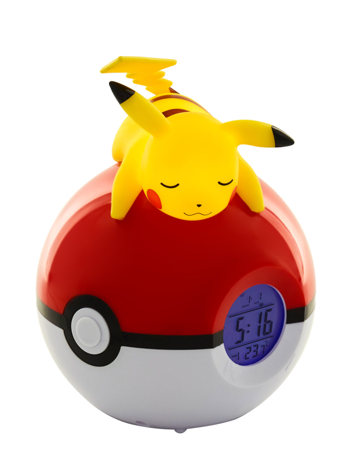 RADIO REVEIL VEILLEUSE PIKACHU ET POKEBALL – 811354 TEKNOFUN, Bigben - Le  Design Sonore pour tous, Audio, Thomson, Bigben Party, Bigben kids, Lumin'US, Colorlight