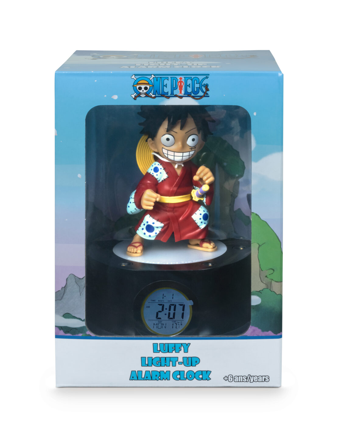 Teknofun ONE PIECE - RADIO REVEIL LUMINEUX - LUFFY Wanokuni