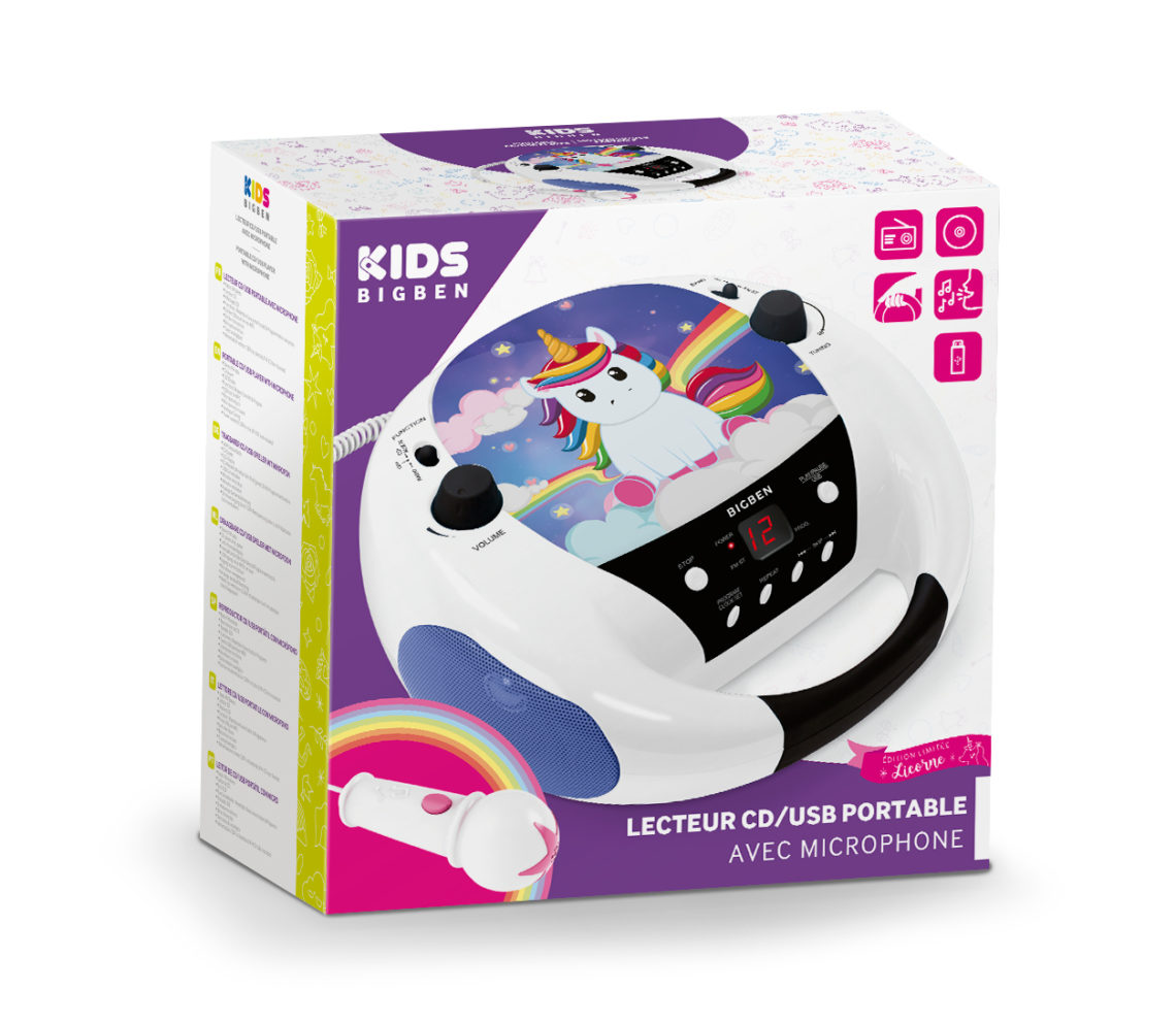 Lecteur CD Portable CD52OIZO BIGBEN KIDS, Bigben - Le Design Sonore pour  tous, Audio, Thomson, Bigben Party, Bigben kids, Lumin'US, Colorlight