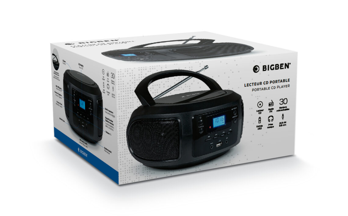 Lecteur CD/Radio/K7 portable – RK203CD THOMSON, Bigben - Le Design Sonore  pour tous, Audio, Thomson, Bigben Party, Bigben kids, Lumin'US, Colorlight