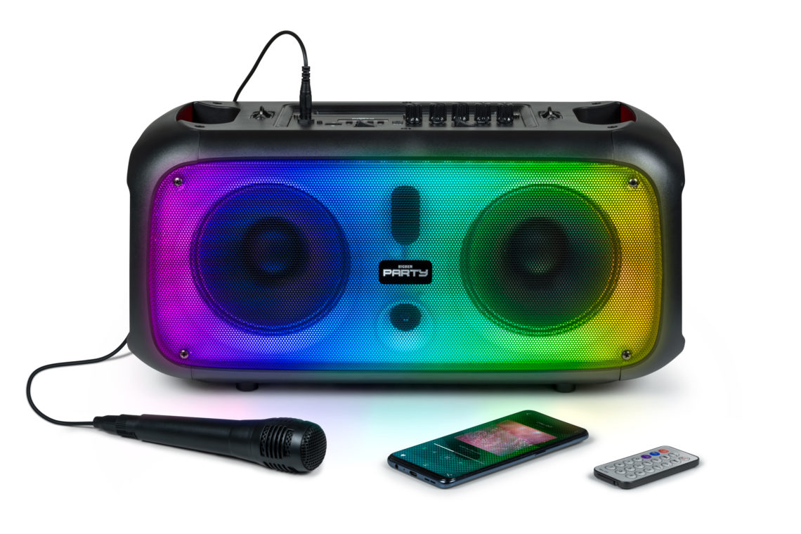 Enceinte lumineuse sans fil 200W – PARTYBTHPLH, Bigben - Le Design Sonore  pour tous, Audio, Thomson, Bigben Party, Bigben kids, Lumin'US, Colorlight