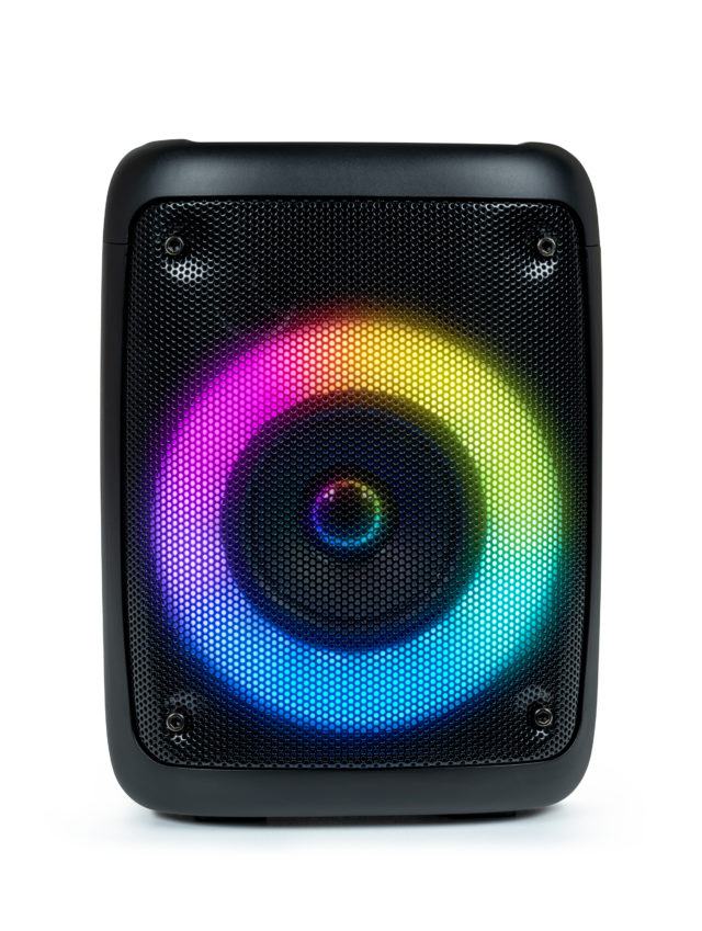 Enceinte Bluetooth BigBen Cube avec effets lumineux 200W +