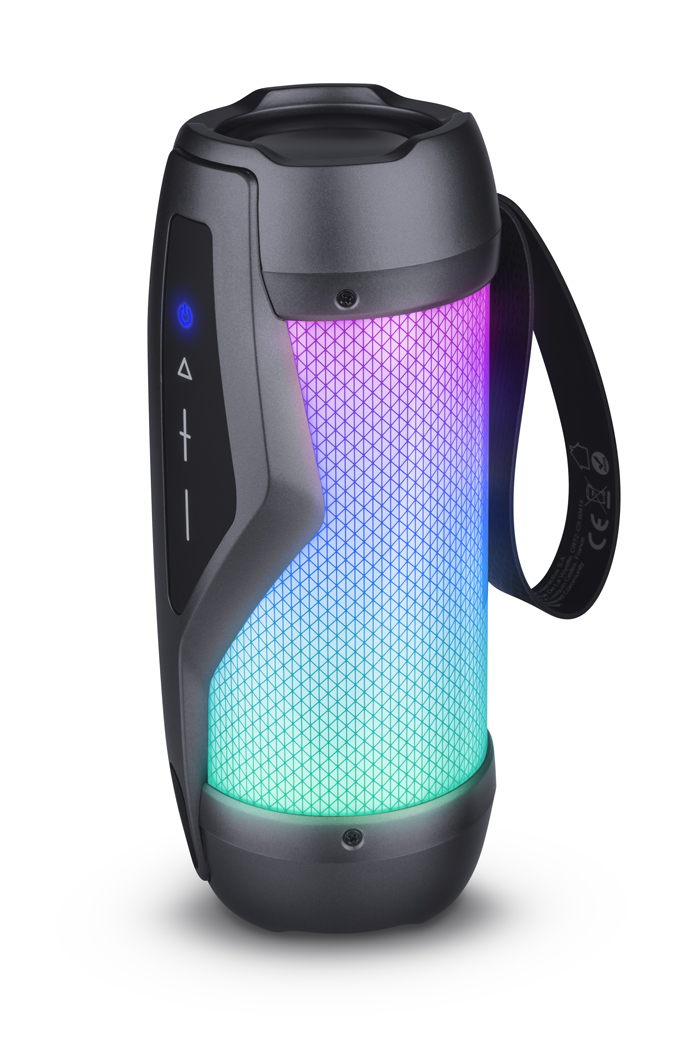 Enceinte bluetooth® party lite lumineuse outdoor ipx54 party