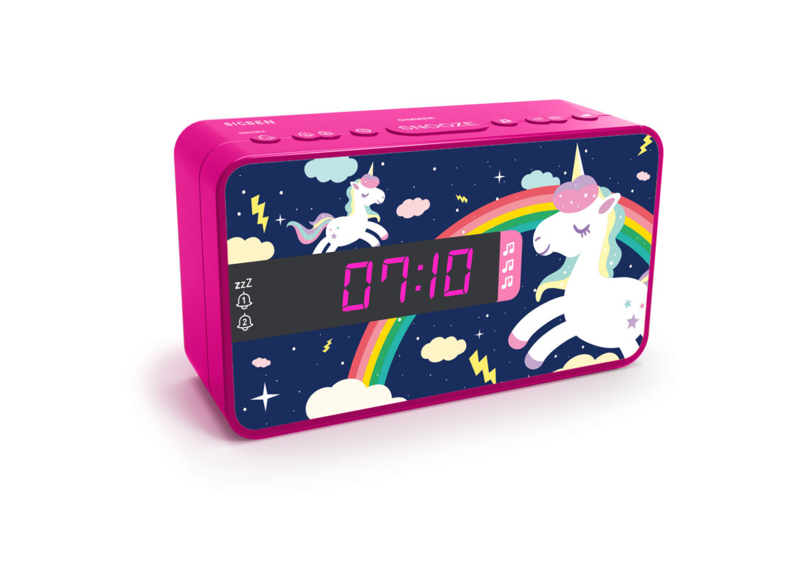 Réveil Double Alarme Licorne – R16UNICORN2 BIGBEN, Bigben - Le Design  Sonore pour tous, Audio, Thomson, Bigben Party, Bigben kids, Lumin'US, Colorlight