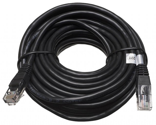 Ethernet Cable Cat.5e (Black) - Packshot