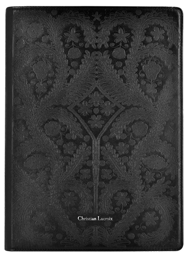 CHRISTIAN LACROIX Tablet folio case "Paseo" (Black) - Image