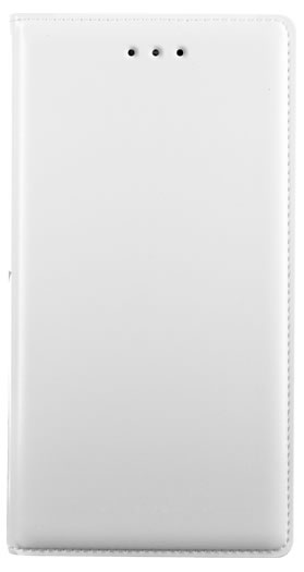 Folio case faux-leather (White) - Packshot