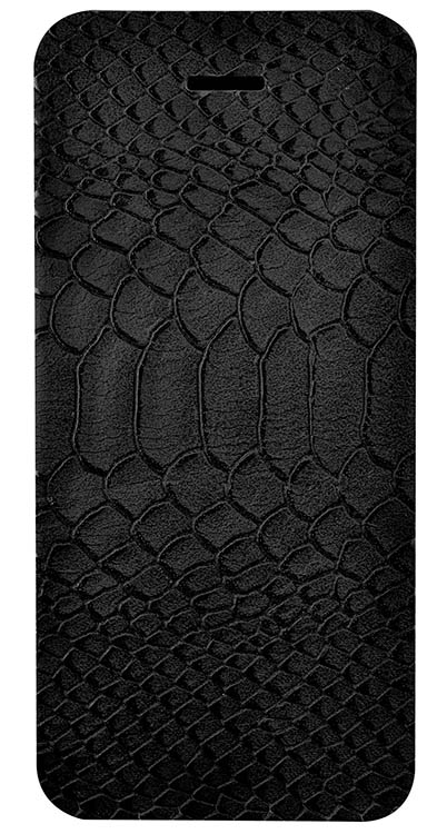 Folio case faux-crocodile (Black) - Packshot