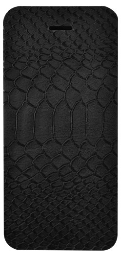 Folio case faux-crocodile (Black) - Packshot