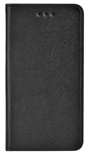 Folio case faux-leather (Black) - Packshot