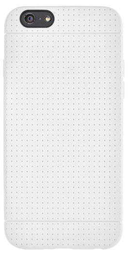 Flexible back cover with micro-perforations (White) - Packshot