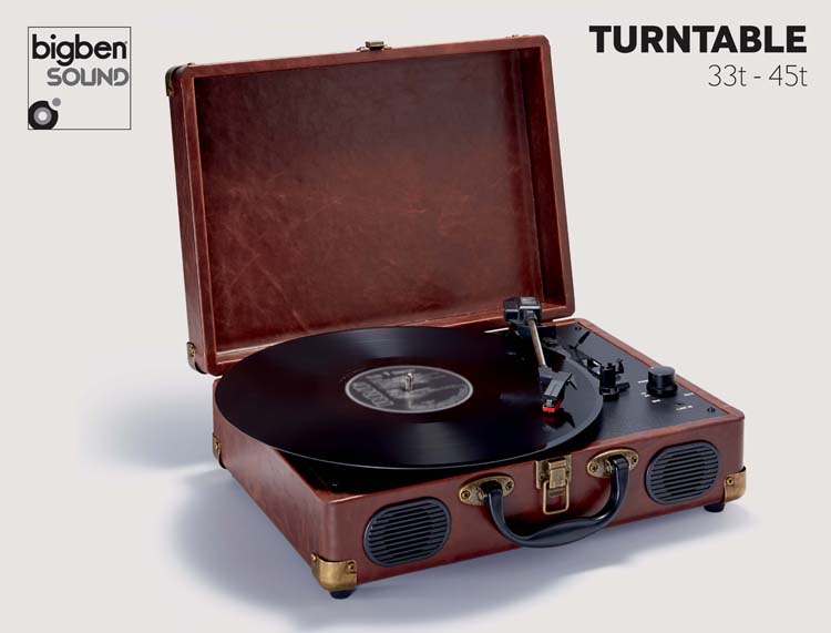 Turntable ‘Suitcase’ (Leather) TD102 BIGBEN Bigben Interactive Audio