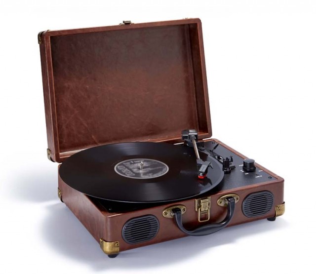 "Suitcase" Turntable (Leather) - Packshot