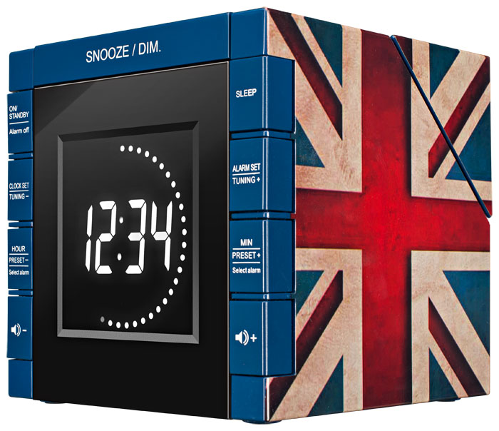 Radio Alarm Clock Projector "Union Jack" - Image   #3