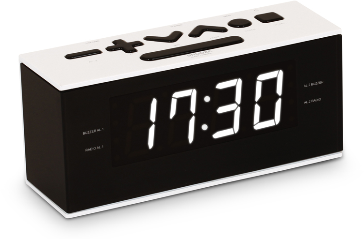 Dual Alarm Clock Radio (Black) RR60NG BIGBEN | Bigben EN ...