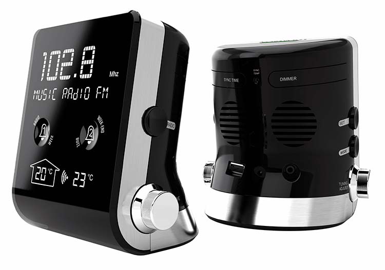 Mini Clock-Radio (Black) - Image