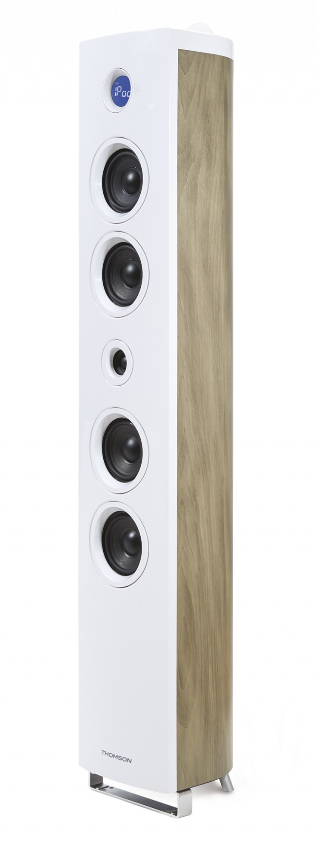 Multimedia Tower ‘Wood’ (White) - Packshot