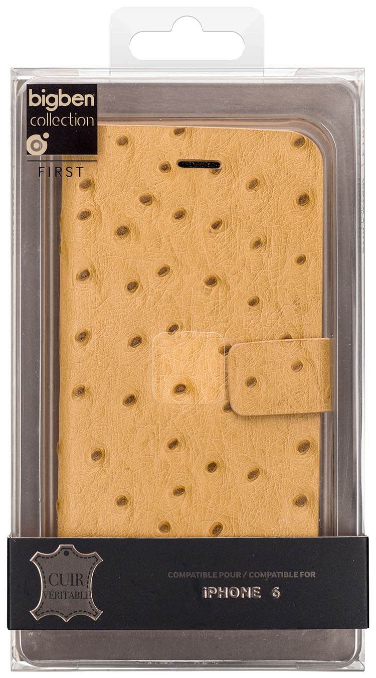 Folio Case ‘Ostrich’ (Beige) - Packshot