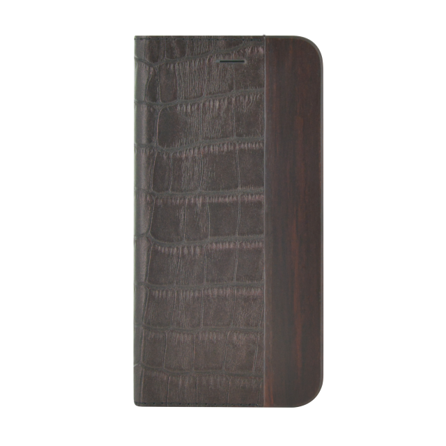 Folio Case Bi-material Wood & Croco - Packshot