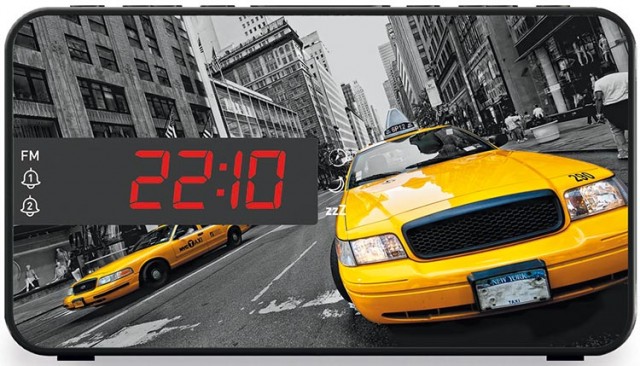 Dual alarm clock Taxi - Packshot
