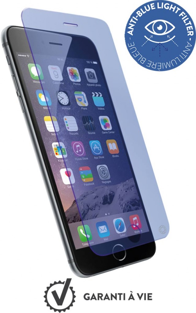 The tempered glass screen protector FORCE GLASS (light blue) - Packshot