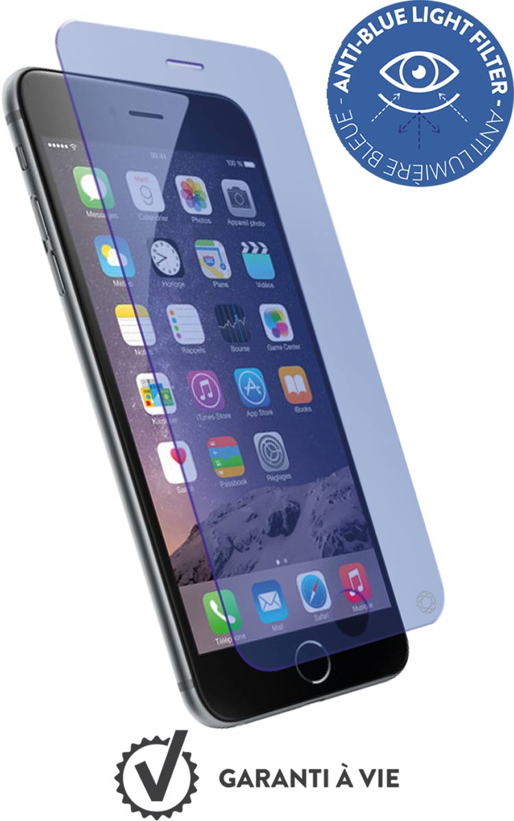 The tempered glass screen protector FORCE GLASS (light blue) - Packshot