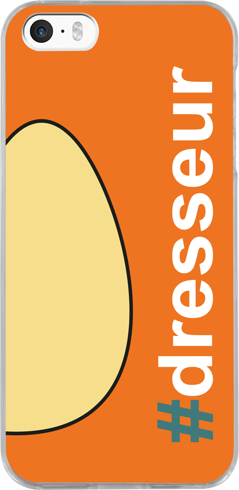 Semi-rigid back cover for trainer (orange) - Packshot