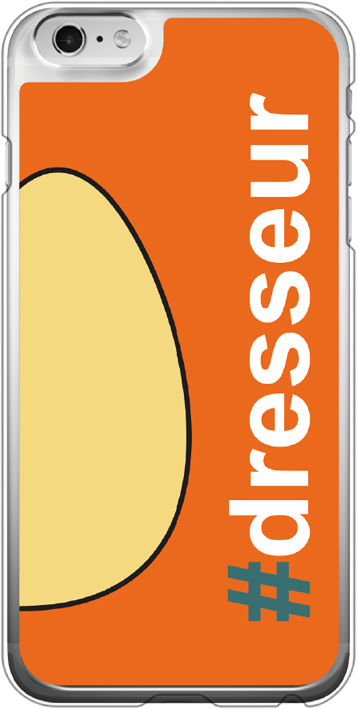 Semi-rigid back cover for trainer (orange) - Packshot