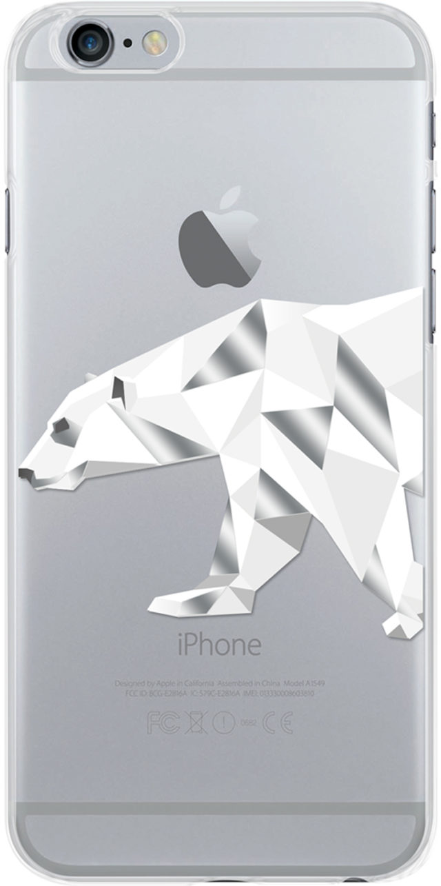 Semi-rigid case clear (polar bear) - Packshot