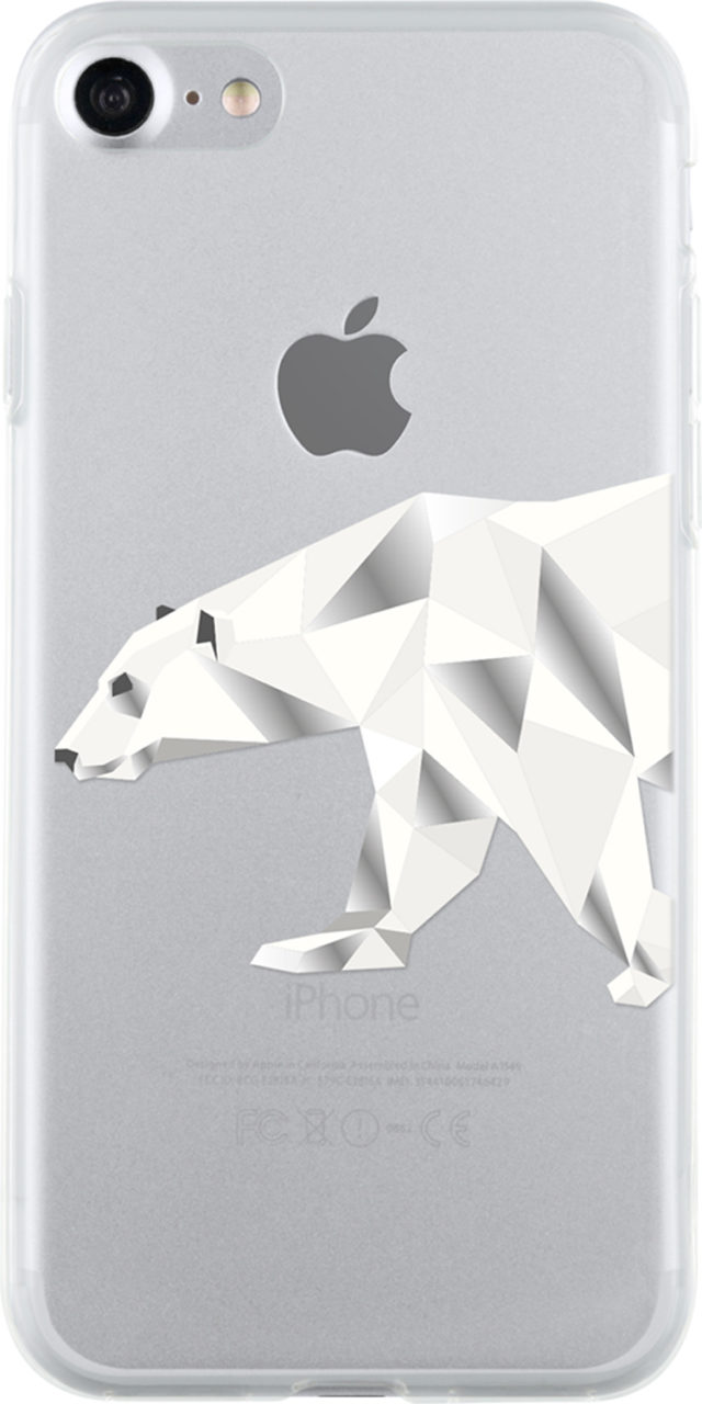 Semi-rigid case clear (polar bear) - Packshot