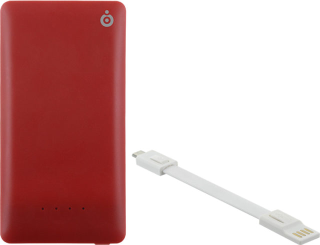 Power bank 4400mAh (red) - Packshot