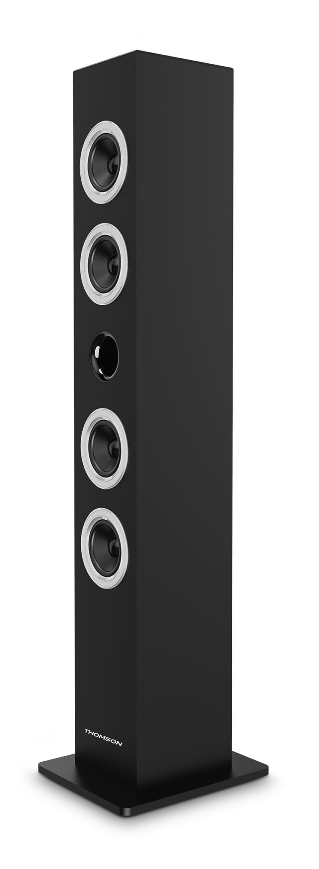 Multimedia tower / CD player (black) - Packshot